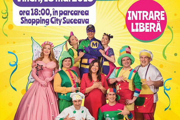 Gașca Zurli revine la Shopping City Suceava cu un super show