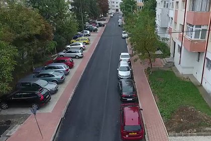 Lucrările de modernizare de pe strada Viitorului, din Obcini