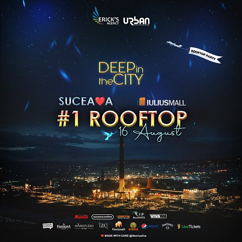 „Deep in the city”, la Iulius Mall - distracție la primul rooftop party din Suceava