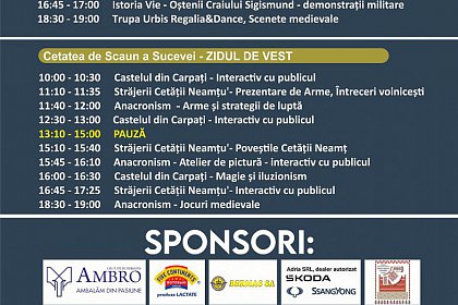 Festivalul Medieval ”Ștefan cel Mare” Suceava, la a 18-a ediție